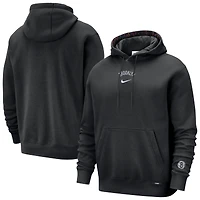 Men's Nike  Black Brooklyn Nets 2025/26 City Edition Courtside Remix Premium Hoodie