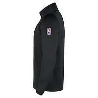 Men's Nike  Black Brooklyn Nets 2025/26 City Edition Remix Authentic Coaches Dri-FIT Half-Zip Top