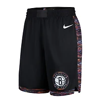 Short Nike Swingman Dri-FIT City Edition Remix noir Brooklyn Nets 2025/26 pour homme