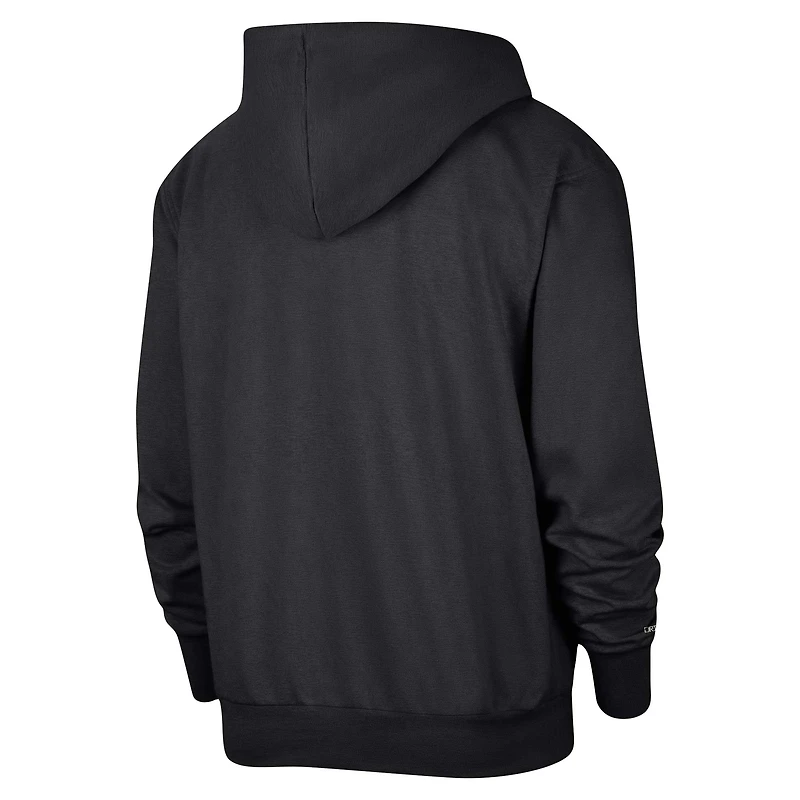 Men's Nike Black Brooklyn Nets Authentic Performance Pullover Hoodie
