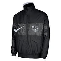 Veste entièrement zippée Nike Brooklyn Nets Courtside Versus Capsule pour homme, noire
