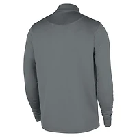 Men's Nike Gray Brooklyn Nets 2025/26 Authentic Coaches Quarter-Zip Dri-Fit Top
