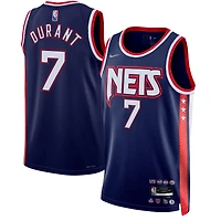 Men's Nike Kevin Durant Navy Brooklyn Nets 2021/22 Swingman Jersey - City Edition