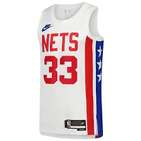 Men's Nike Nic Claxton White Brooklyn Nets Swingman Jersey - Classic Edition