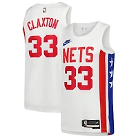 Men's Nike Nic Claxton White Brooklyn Nets Swingman Jersey - Classic Edition