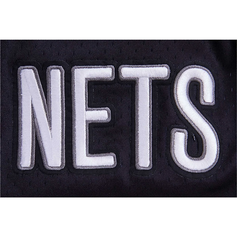 Men's Pro Standard  Black/Gray Brooklyn Nets Ombre Mesh Button-Up Shirt