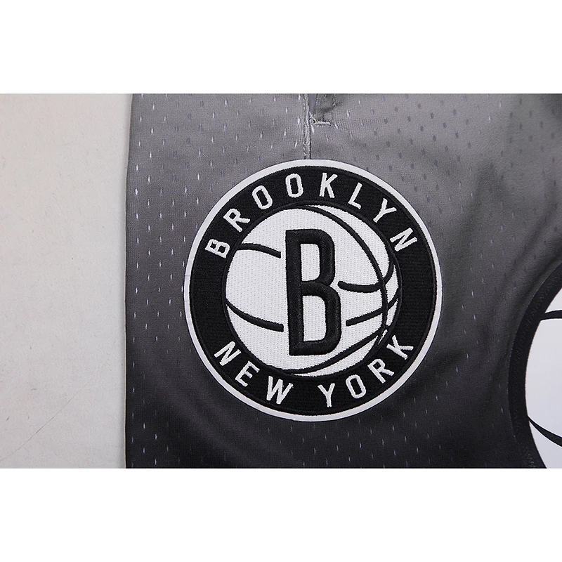 Men's Pro Standard Black/Gray Brooklyn Nets Ombre Mesh Shorts
