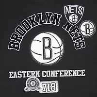 Sweat à capuche noir Pro Standard pour homme avec code régional des Brooklyn Nets