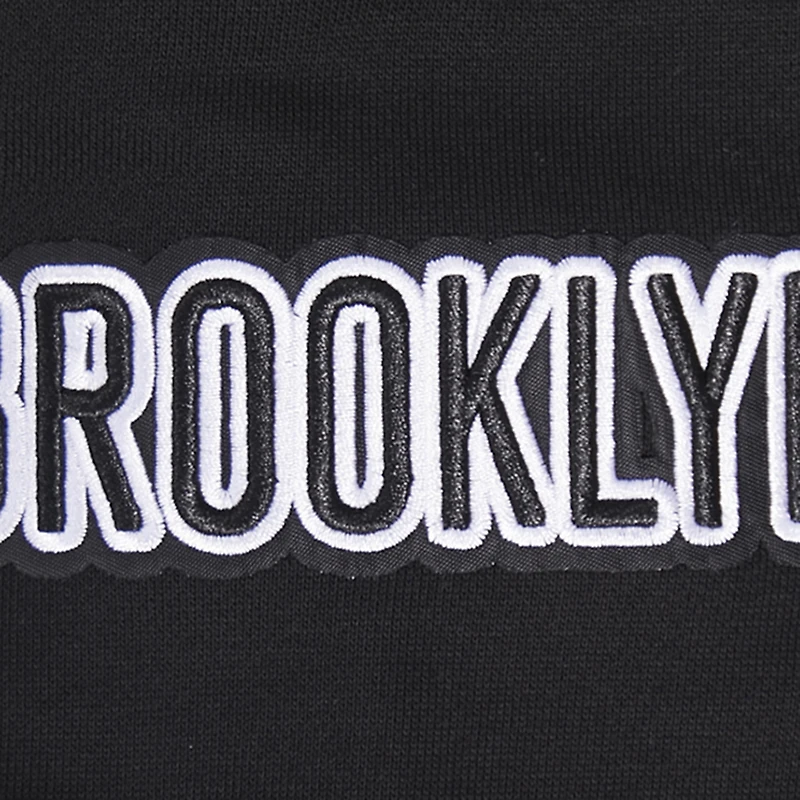 Men's Pro Standard Black Brooklyn Nets Area Code Pullover Hoodie