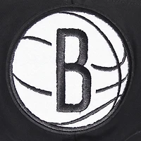 Sweat à capuche noir Pro Standard pour homme avec code régional des Brooklyn Nets