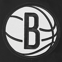 Men's Pro Standard Black Brooklyn Nets Area Code Twill Full-Zip Jacket