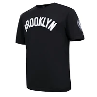 T-shirt Pro Standard Brooklyn Nets en chenille noir pour homme