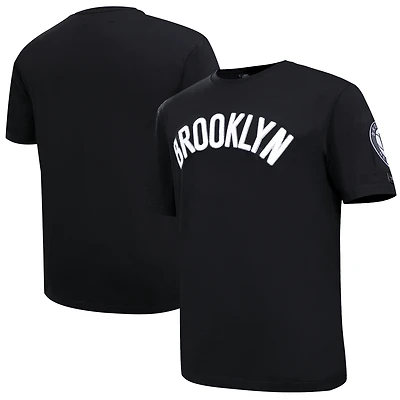 T-shirt Pro Standard Brooklyn Nets en chenille noir pour homme