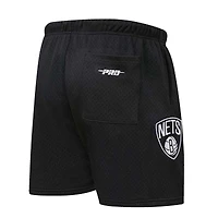 Men's Pro Standard Black Brooklyn Nets City Scape Mesh Shorts