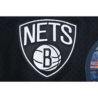 Short en maille Brooklyn Nets City Scape noir Pro Standard pour homme
