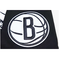 Men's Pro Standard Black Brooklyn Nets Classic Chenille - Pullover Hoodie