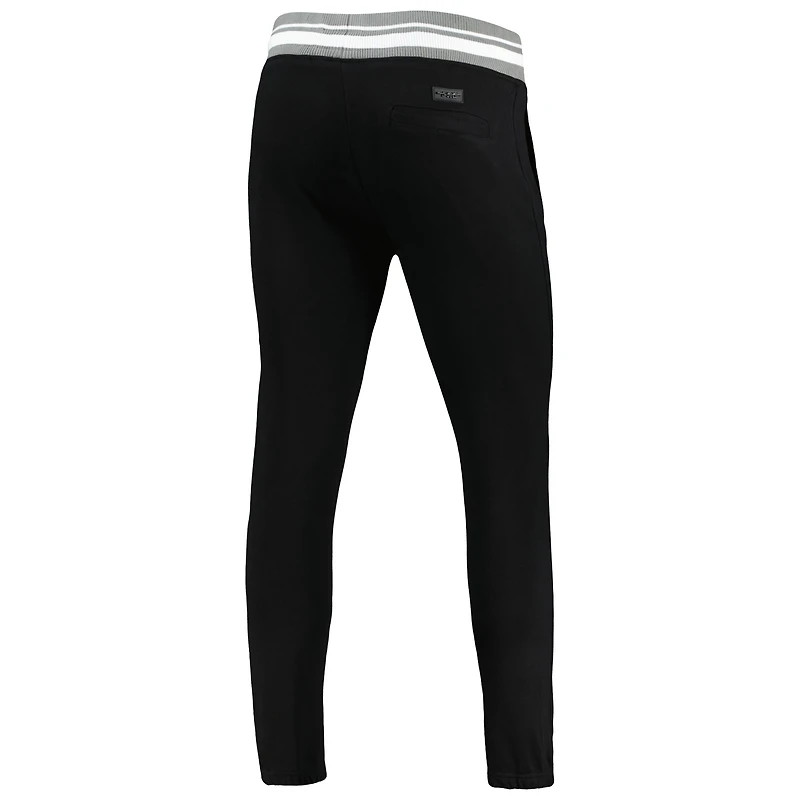 Men's Pro Standard Black Brooklyn Nets Mash Up Capsule Sweatpants