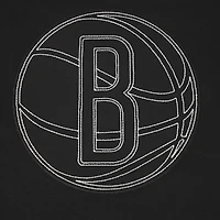Men's Pro Standard Black Brooklyn Nets Paint the City Drop Shoulder Sweatshirt