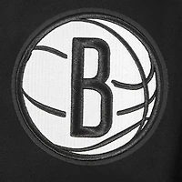 Men's Pro Standard Black Brooklyn Nets Paint the City Drop Shoulder Sweatshirt