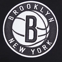 Men's Pro Standard Black Brooklyn Nets Script Tail Pullover Hoodie