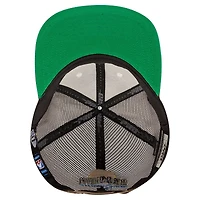 Men's Pro Standard Cream/Brown Brooklyn Nets Glint Sunset Snapback Hat