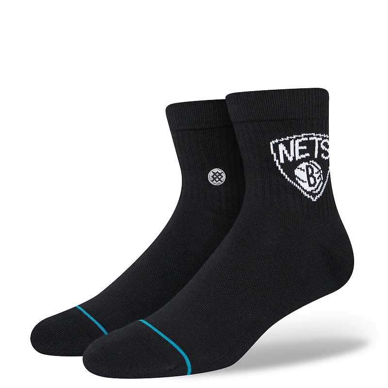 Men's Stance Brooklyn Nets Logo Quarter Socks