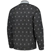 Veste universitaire Starter Black Brooklyn Nets In-Field Play Fashion Satin Full-Zip Varsity pour homme