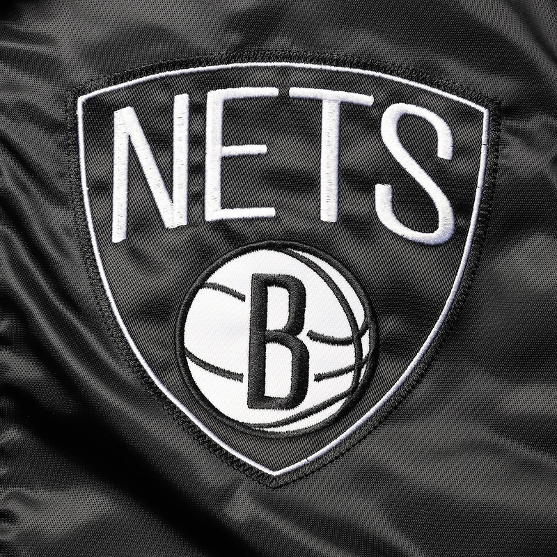 Veste universitaire à fermeture éclair complète The Captain II Brooklyn Nets pour homme