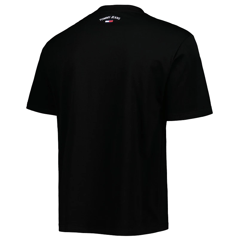 Men's Tommy Jeans Black Brooklyn Nets Tim Backboard T-Shirt