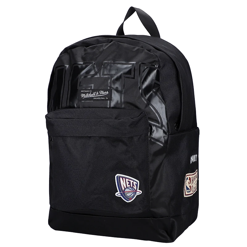 Mitchell & Ness - Sac à dos noir de l'équipe des Brooklyn Nets
