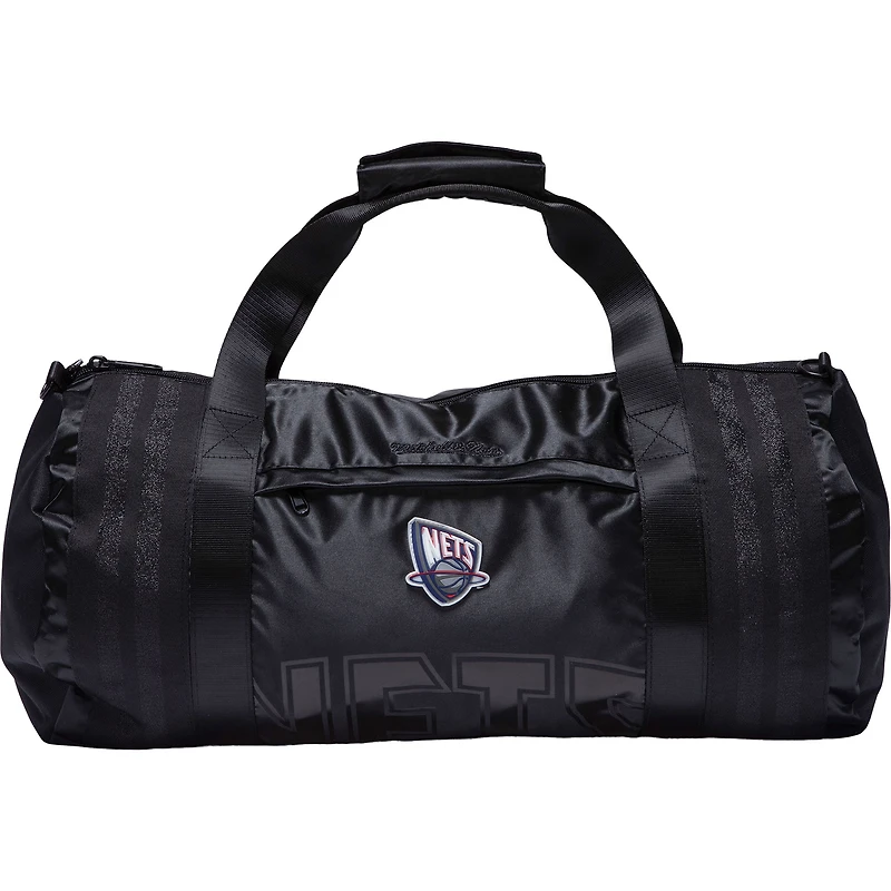 SAC DE SPORT EN SATIN NBA NOIR MNC NETS ACCLUGDUF