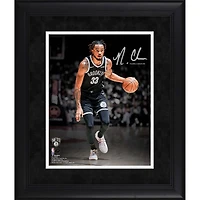 Nic Claxton Brooklyn Nets Facsimile Signature Framed 11" x 14" Spotlight Photograph