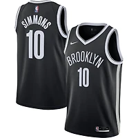 Nike Ben Simmons Black Brooklyn Nets 2021/22 Swingman Jersey - Icon Edition