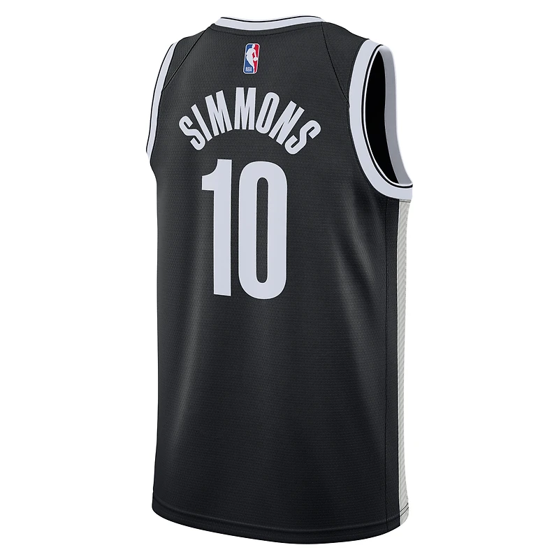 Nike Ben Simmons Black Brooklyn Nets 2021/22 Swingman Jersey - Icon Edition