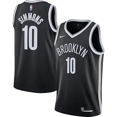 Maillot Swingman Nike Ben Simmons Brooklyn Nets 2021/22 Noir - Icon Edition