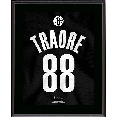 Nolan Traoré Brooklyn Nets 10.5" x 13" Jersey Number Sublimated Player Plaque