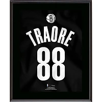 Nolan Traoré Brooklyn Nets 10.5" x 13" Jersey Number Sublimated Player Plaque