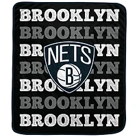 Pegasus Brooklyn Nets 60'' x 70'' Logo Wordmark Plush Blanket