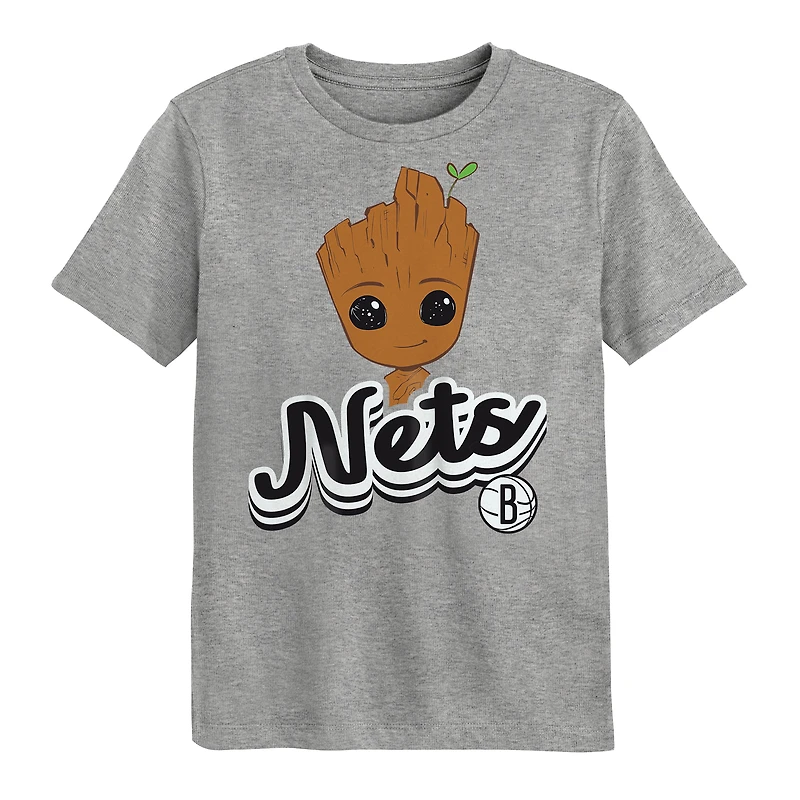 Ensemble de t-shirts deux pièces pour enfants d'âge préscolaire Brooklyn Nets Gardiens la Galaxie