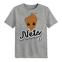Ensemble de t-shirts deux pièces pour enfants d'âge préscolaire Brooklyn Nets Gardiens la Galaxie