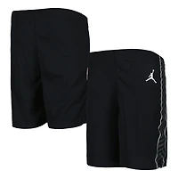 Preschool Jordan Brand Black Brooklyn Nets Statement Edition Team Replica Shorts