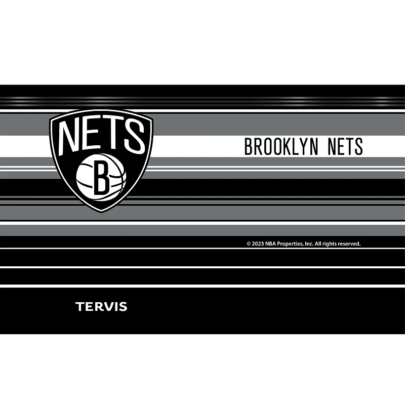Tervis Brooklyn Nets 20oz. Hype Stripes Stainless Steel Tumbler