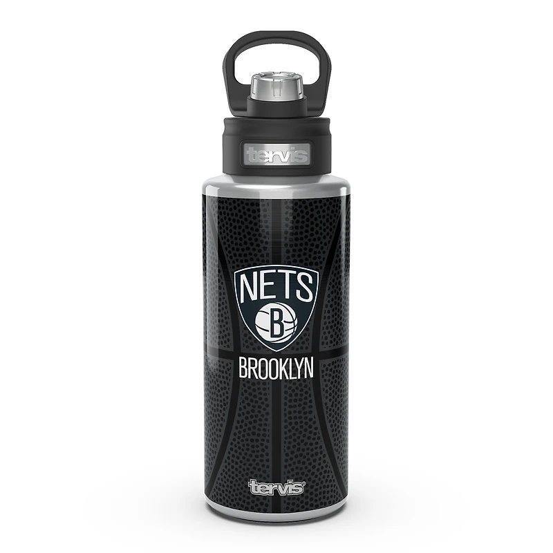 Tervis Brooklyn Nets 32oz. Bouteille d'eau à large goulot en acier inoxydable