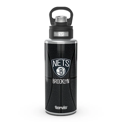 Tervis Brooklyn Nets 32oz. Bouteille d'eau à large goulot en acier inoxydable