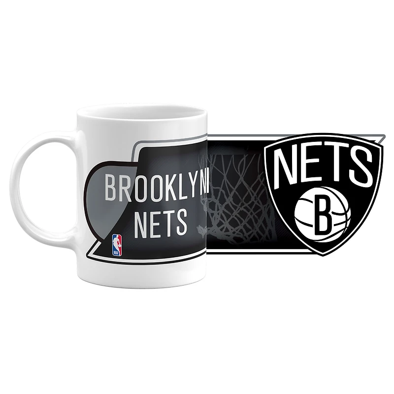 Les filets de Brooklyn Sports Vault - 11 oz. Tasse à café sublimée
