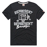 T-shirt unisexe hommage charbon Brooklyn Nets A Tribe Called Quest x NBA Represent Tri-Blend