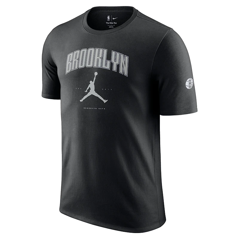 T-shirt unisexe Jordan Brand Essential Cities noir des Brooklyn Nets