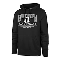 Unisex '47  Black Brooklyn Nets Good Call Headline Pullover Hoodie