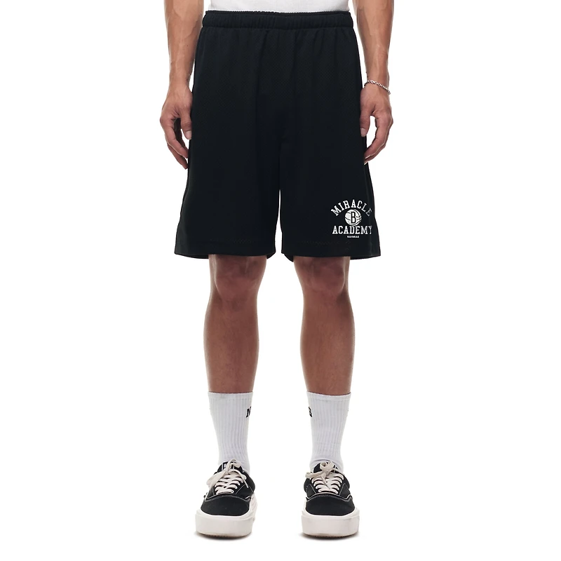 Unisex Black Brooklyn Nets Miracle Academy x NBA Collection Baggy Mesh P.E. Shorts
