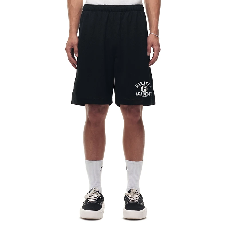 Unisex Black Brooklyn Nets Miracle Academy x NBA Collection Baggy Mesh P.E. Shorts